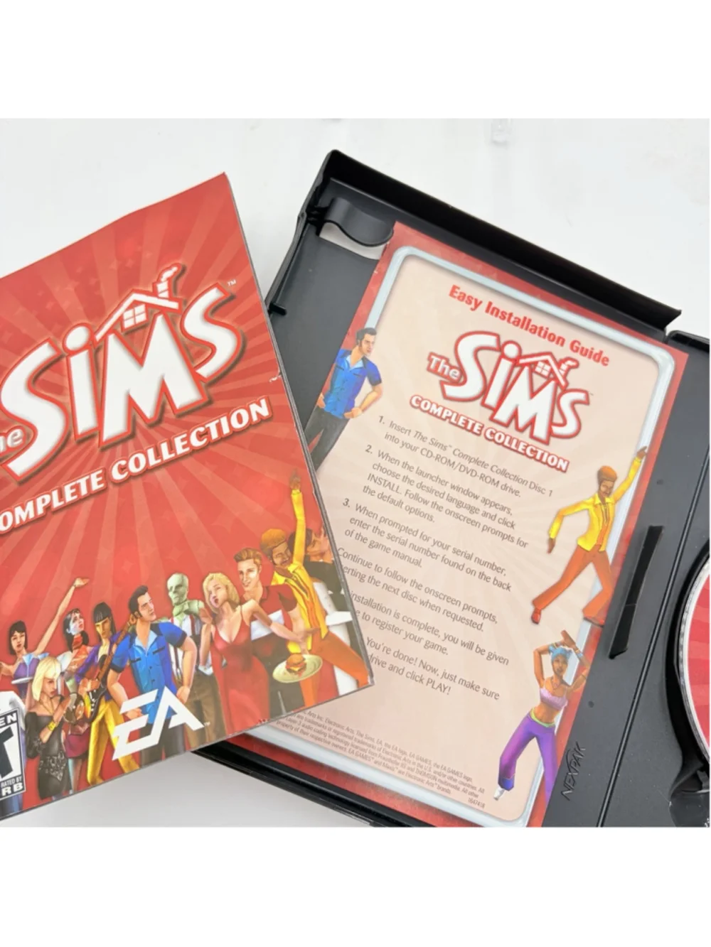The Sims Complete Collection 2005 EA PC CD-ROM 4 Discs W Manual & Key Complete